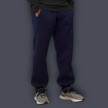 Load image into Gallery viewer, Pageant Blue Men&#39;s Trackies (Jet Black Logo)
