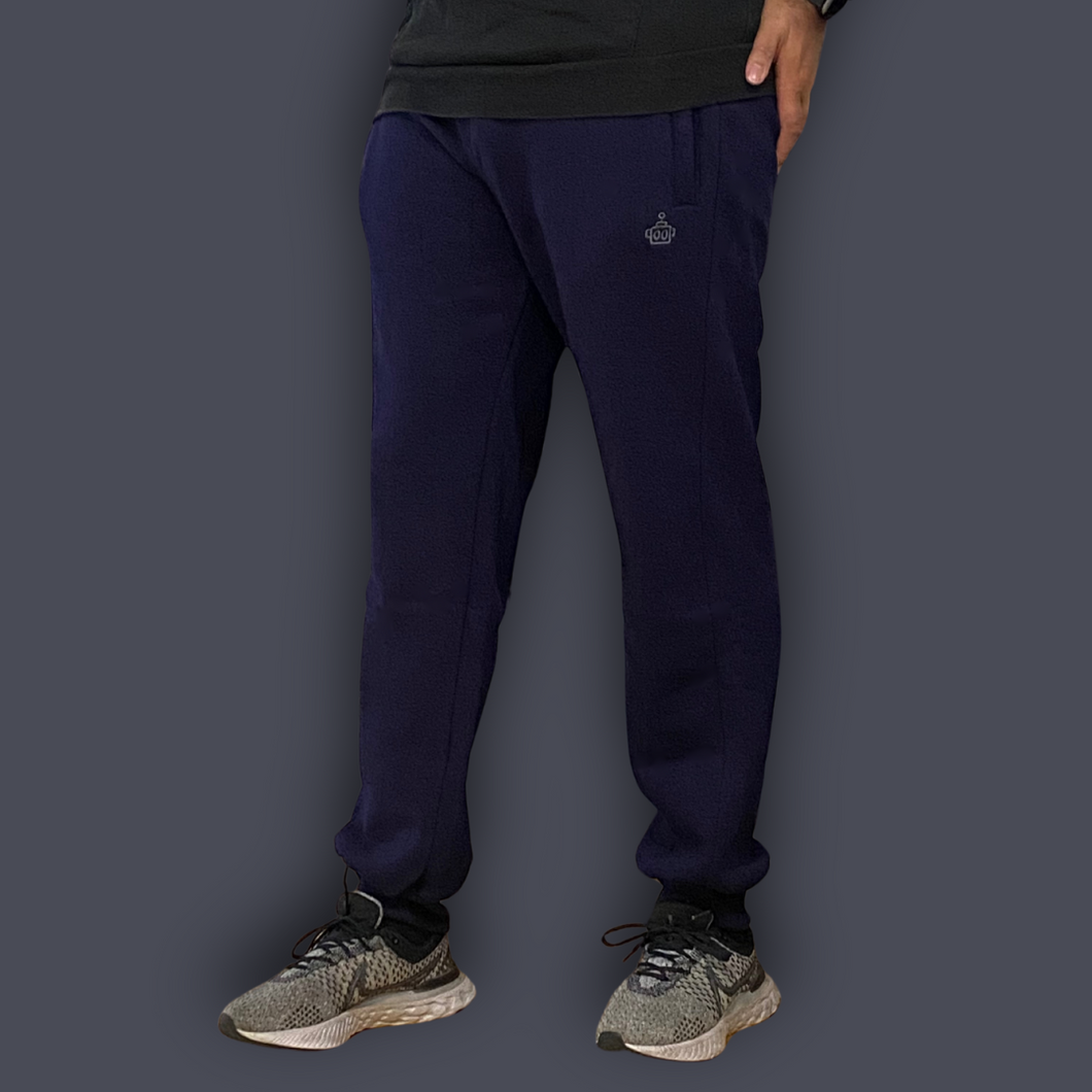 Pageant Blue Men's Trackies (Jet Black Logo)