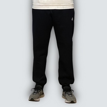 Load image into Gallery viewer, Jet Black Men&#39;s Trackies (Bright White Logo)
